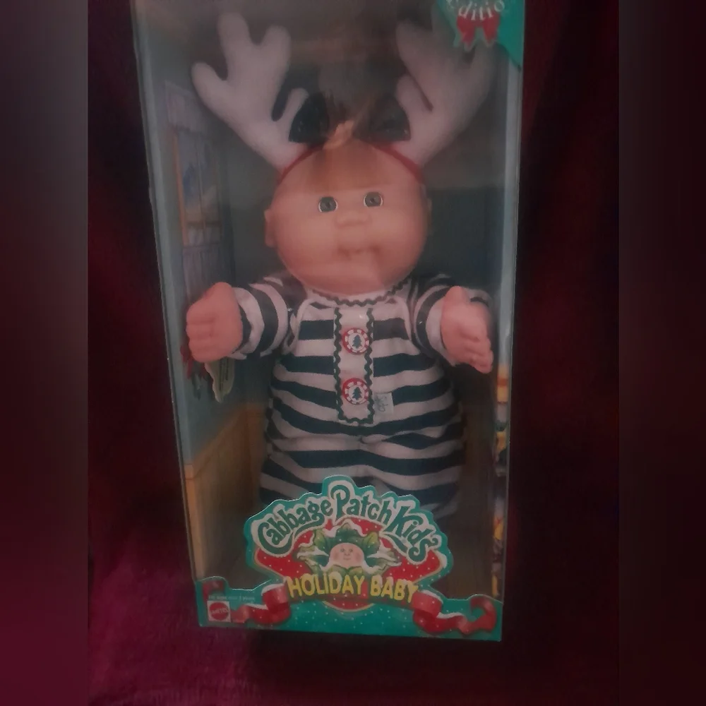 New Vintage 1998 Special Edition Cabbage Patch Hoilday Baby NIB